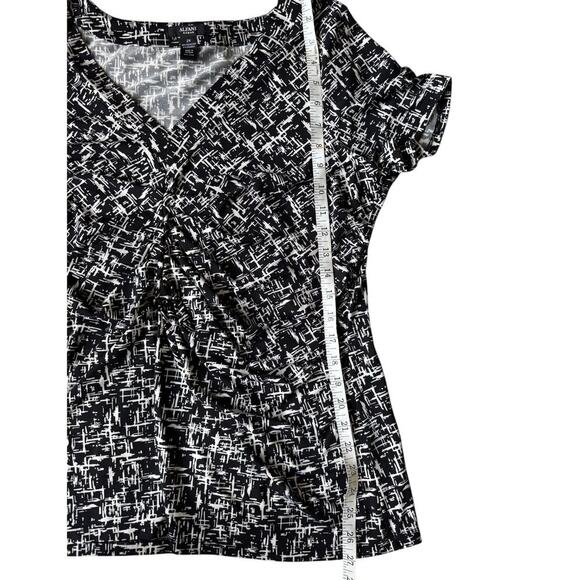 Alfani Ruched V-Neck Blouse - Picture 6 of 6